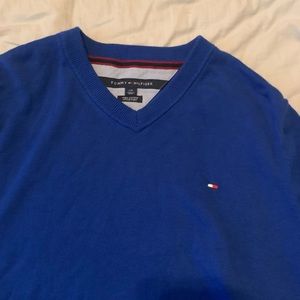 Tommy blue sweater size large